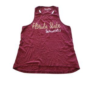 Florida State Seminoles Tank Top Red Campus Couture Womens Medium USA Made EUC